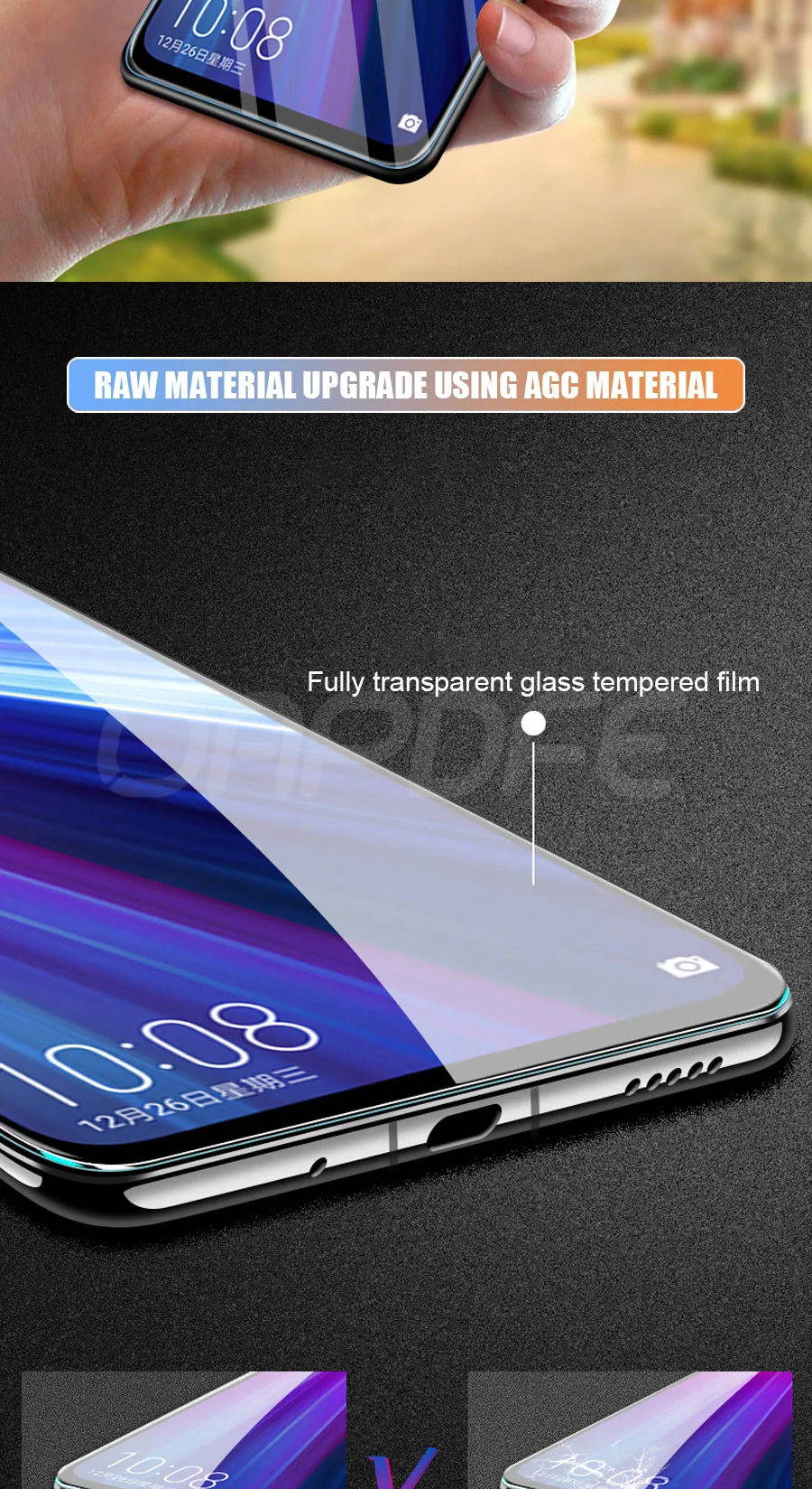 Защитное стекло 9H для huawei Honor 8X 8C 8A V20 V10 V9 Play 9i 10i 20i Note 10 Magic 2, закаленное защитное стекло для экрана