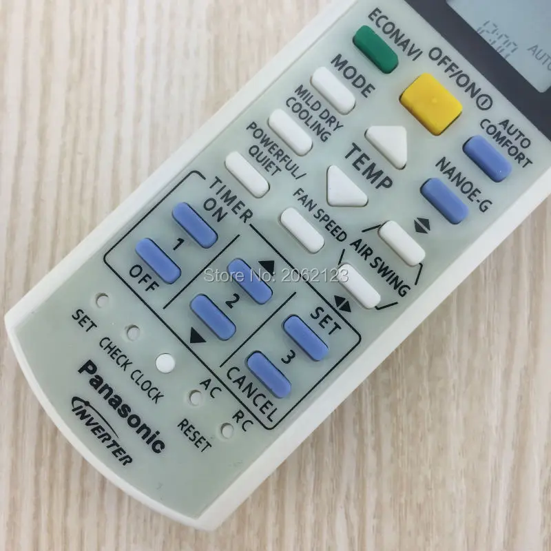 Пульт дистанционного управления для кондиционера Panasonic A75C3208 A75C3706 A75C3708 |