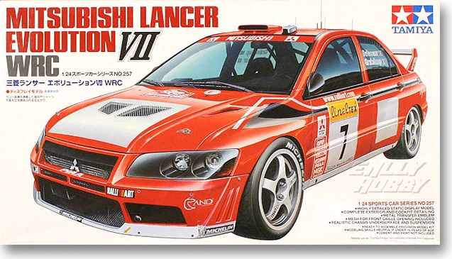 Модель автомобиля Lancer Evolution VII Racing 1/24 24257|Наборы для сборки моделей| |