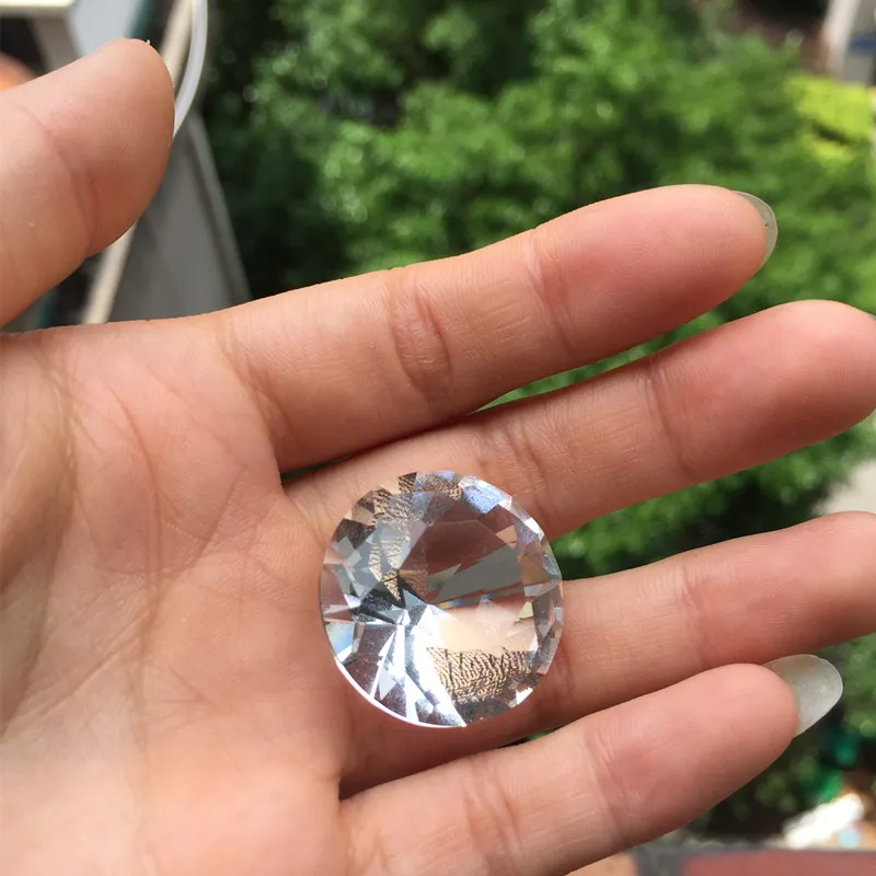 5 шт./лот 30 мм прозрачный кристалл свадебные алмазные украшения для дня рождения