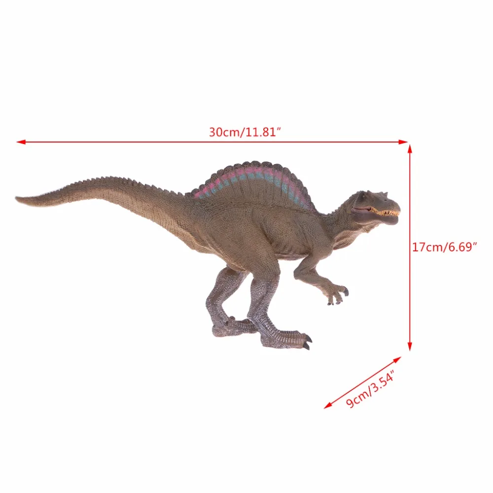 1 шт. Spinosaurus динозавр фигурка игрушки ручная кукла Детская образовательная