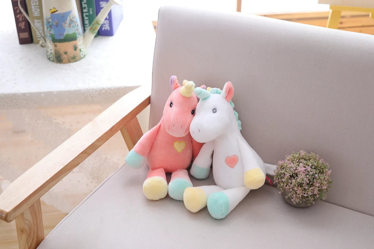 Плюшевая Радужная игрушечный Единорог Unicornio мягкая чучела Животные Кукла "Сова" игрушки для детей маленьких девочек Рождественский фантастический подарок