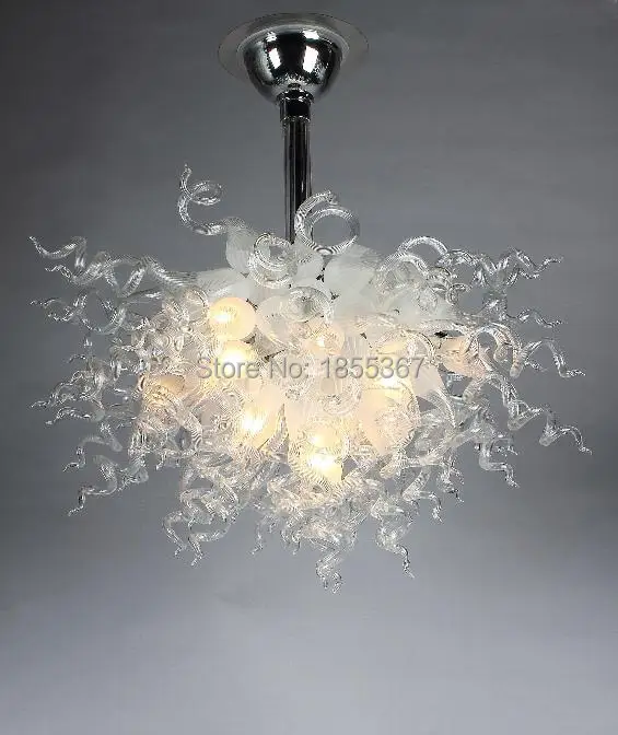 

Free Shipping Unique Type Murano Glass Clear Ceiling Light For Home Decoration
