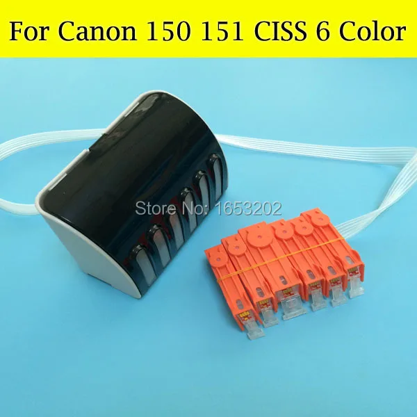 BL Непрерывная система подачи чернил для CANON PGI 150 CLI 151 PGI150 MG6310 6310 графический