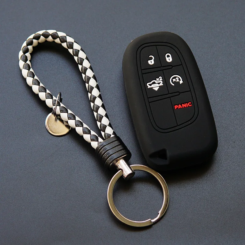 Для Dodge 2017 2018 Ram Truck Smart Key w/Air Suspension Remote keyless Silicone Protect skin cap set чехол для ключей|Футляр