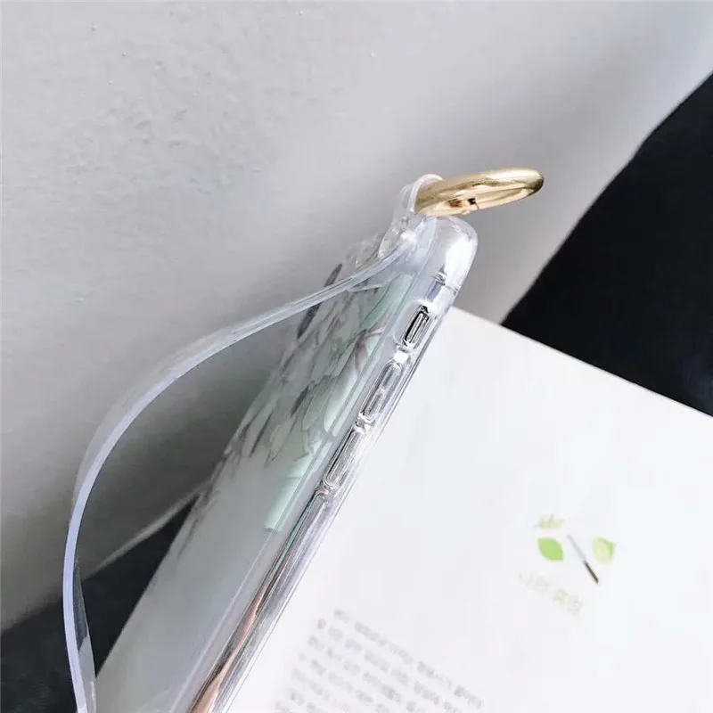 DISCASE пара наручный чехол для телефона iphone XS MAX XR X 8 7 6 6s plus прозрачный цветок любовь