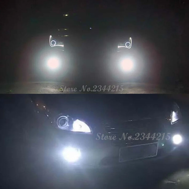 BOAOSI 2x 9006 HB4 LED Car Canbus Bulbs Reflector Mirror Design For Fog Lights BMW E63 E64 E46 330ci | Автомобили и мотоциклы