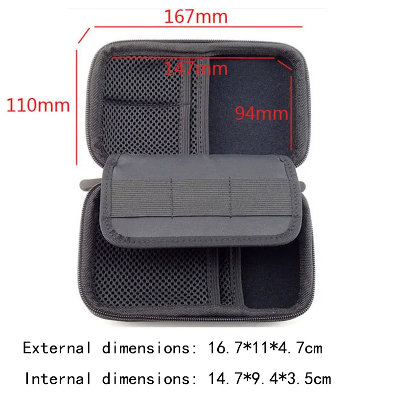 

Electronic Accessory Travel USB Data Line Sundries Storage Bag Cable Insert Flash Drives Organizer for Easy Travel Portable Bags