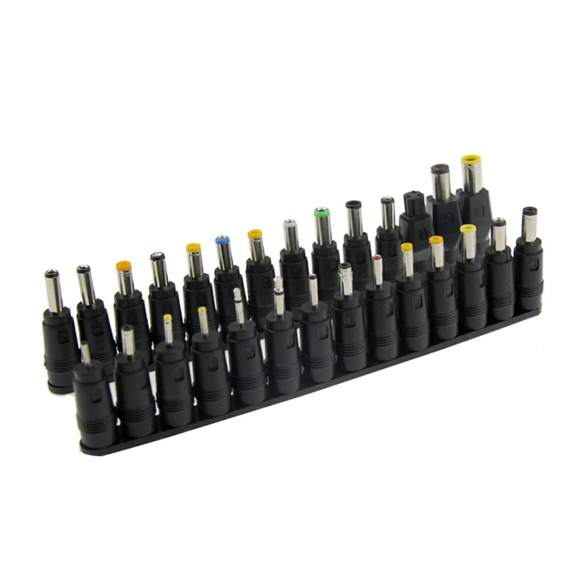 Универсальный 28 шт./компл. DC Power 5 5x2 1 мм Jack to Plug адаптер питания для ноутбука S288| |