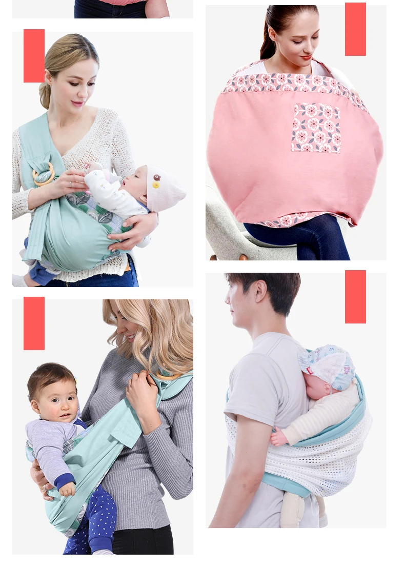 Многофункциональный рюкзак-кенгуру для переноски Porte Bebe Ergonomicas дышащая Портативный Детский рюкзак Обёрточная бумага уход за матерью крышка летом
