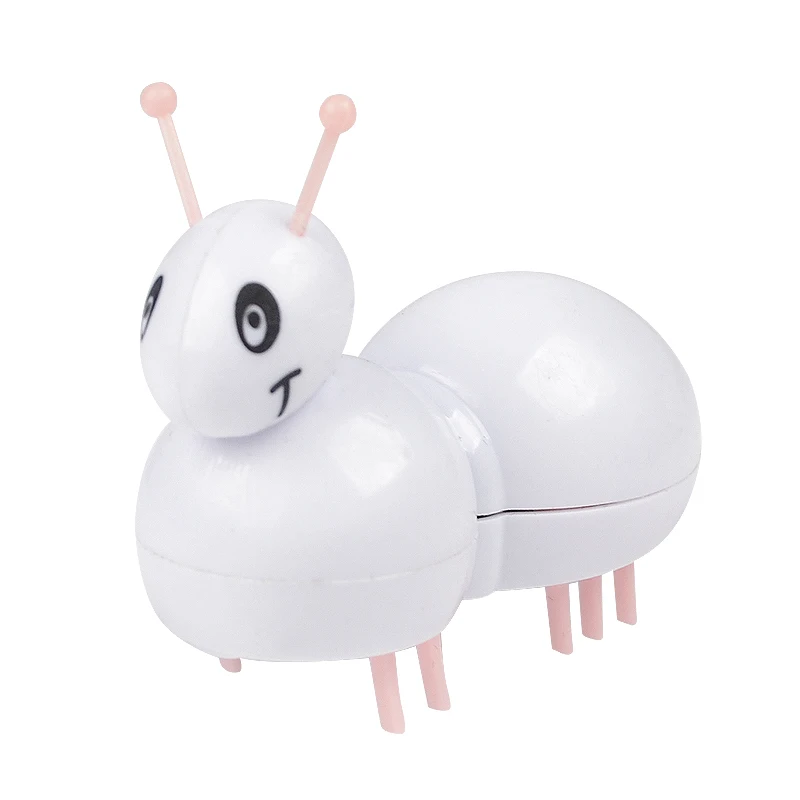 [Магазин MPK] игрушка для кошек на батарейках, черный муравей/мышь, Белый муравей/мышь, электрическая быстро движущаяся игрушка, серия игрушек для кошек - Цвет: White Ant