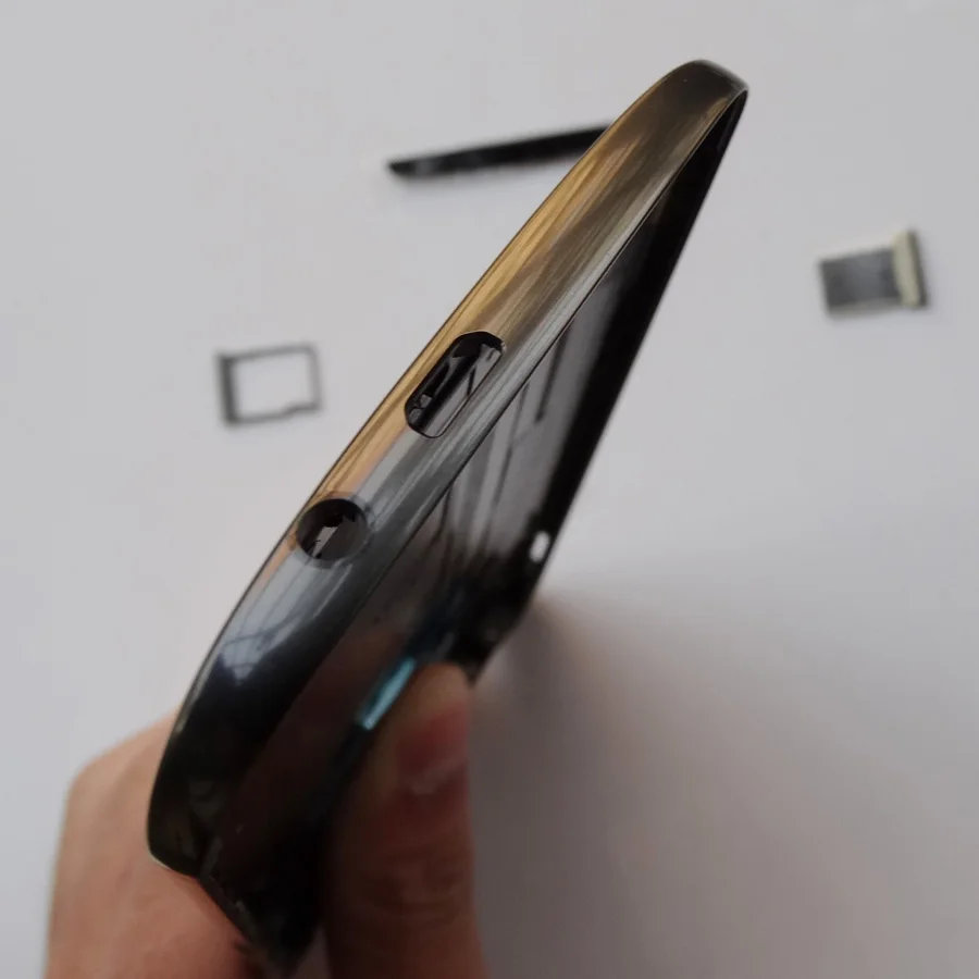 Алюминиевый аккумулятор Корпус задняя дверь на замену, для HTC One M9 чехол с верхней крышкой+ sim-лоток+ SD TF лоток+ боковые кнопки