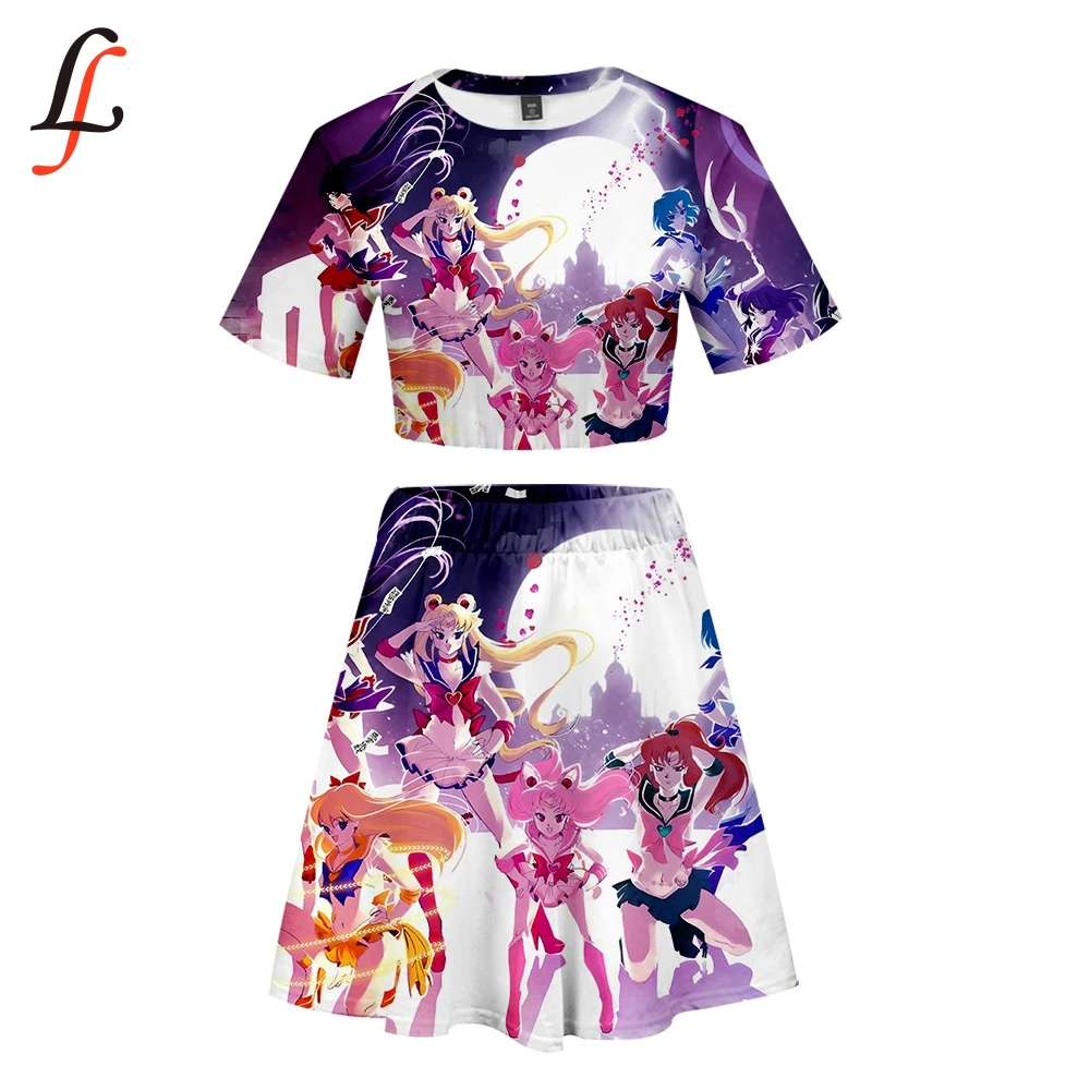 Комплект из 2 предметов для пляжа Sailor Moon комплект соблазнительное вечернее