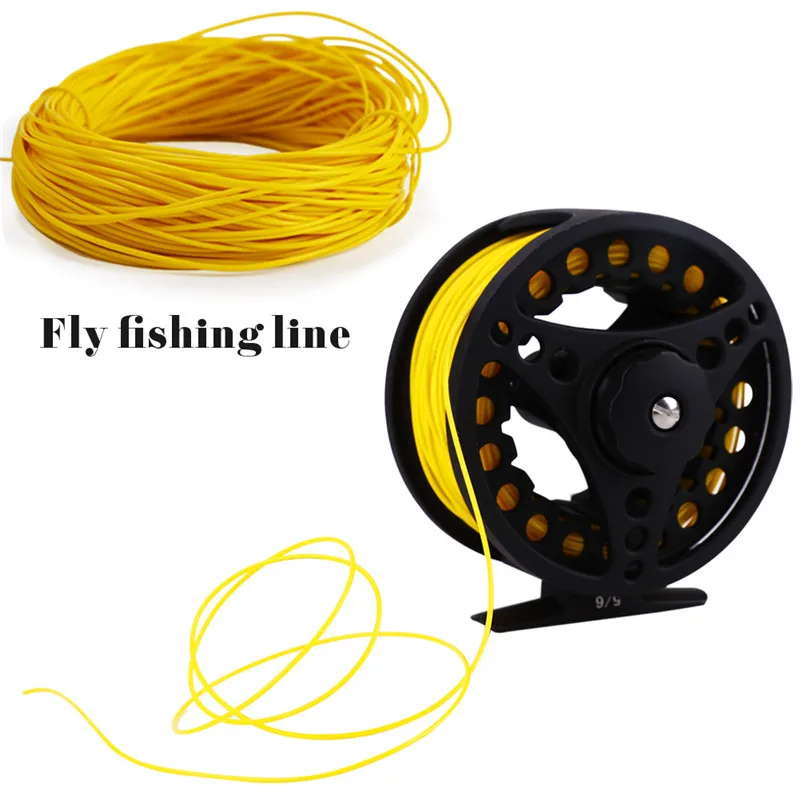 100ft Вес вперед нахлыстом линии плавающей шнур Fly Line полиэтилен лески WF4/WF5/ WF6/WF7/WF8 |