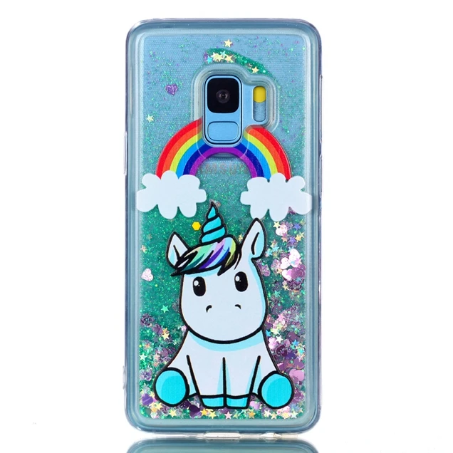 Мягкий гелевый Чехол для Samsung Galaxy S9 S8 Plus A6 A8 2018 J330 J530 J730 Bling Sparkle Cover 1