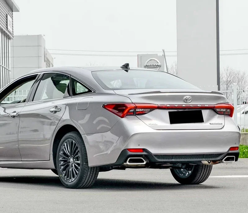 silver AITWATT для Toyota Avalon углерода волокно сзади спойлер Высокое качество ABS Материал заднего крыла праймеры цвет спойлер - Цвет: silver
