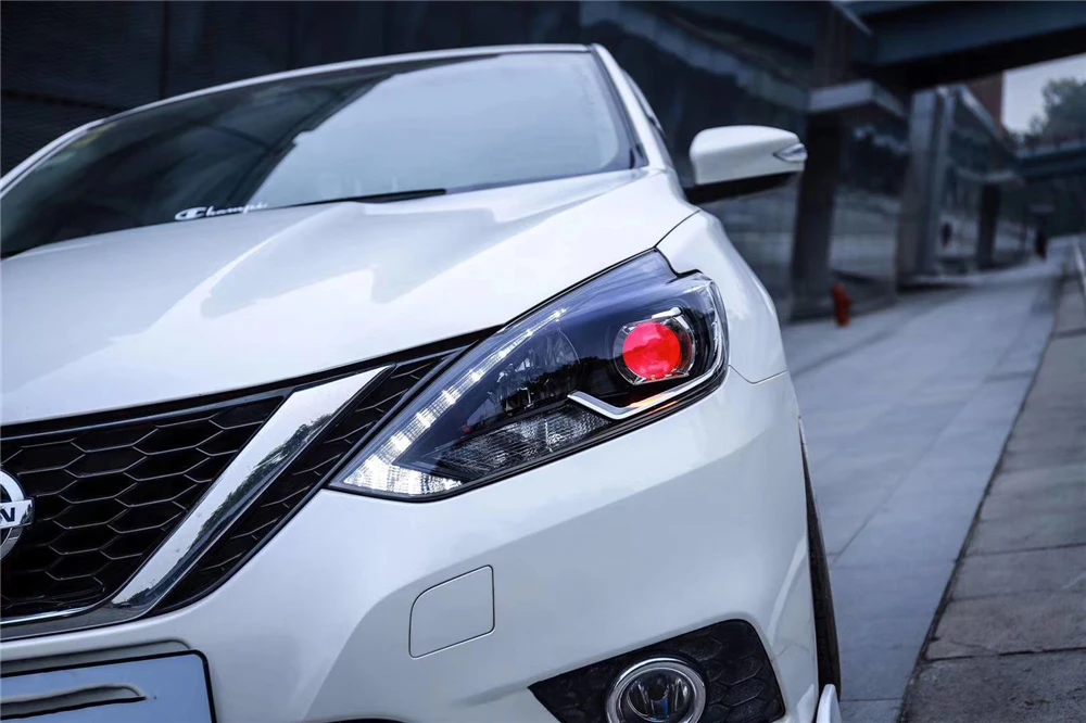 2 шт. автомобильный Стайлинг для Nissan Sylphy фары 2016 2017 2018 налобный фонарь