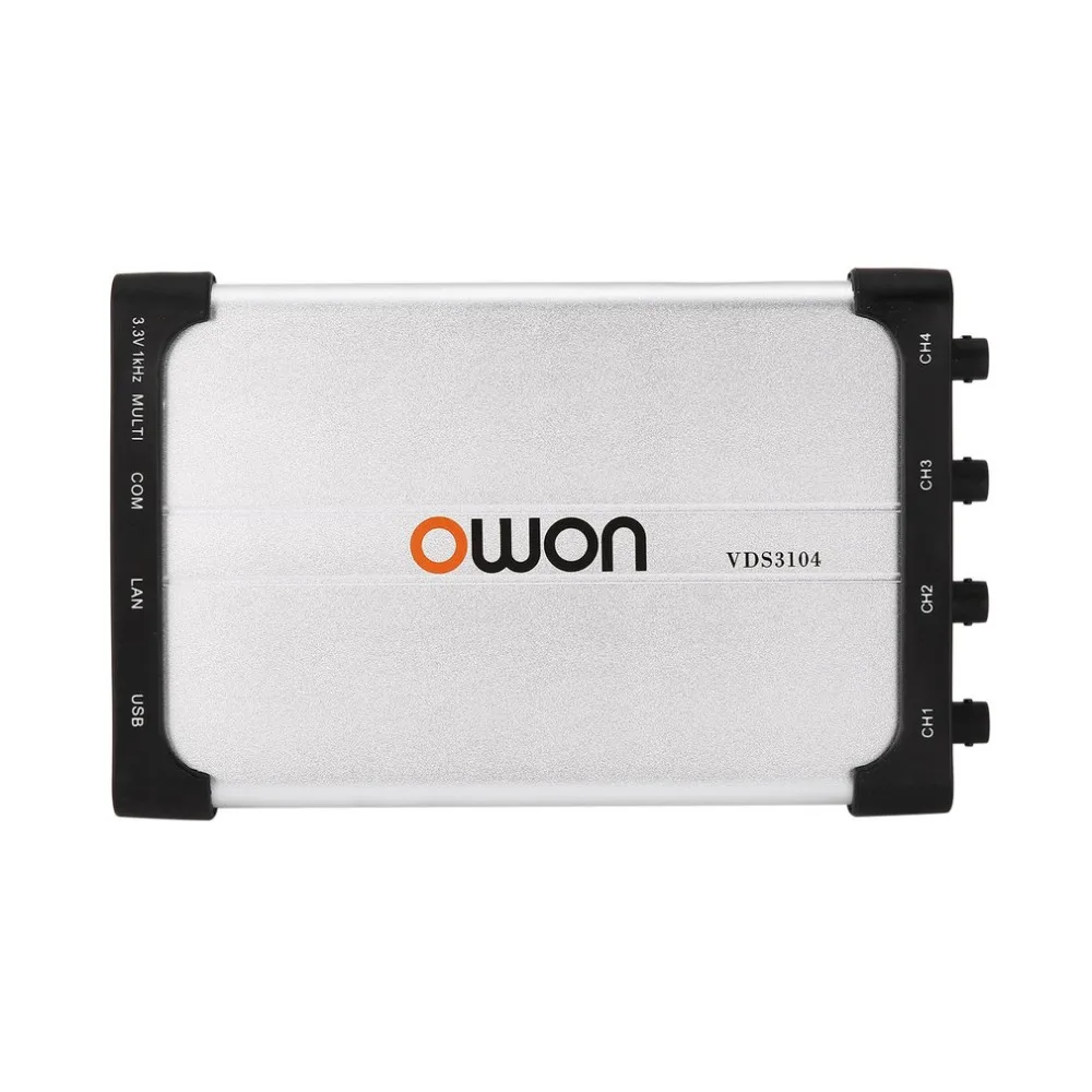 Owon VDS3104L Oscilloscope Portable 100MHz 4+1 Channels Record USB Storage Waveform Generator Multimeter Spectrum | Инструменты