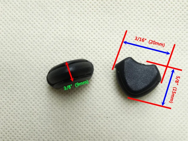 100 шт./лот пластиковые застежки молнии тянуть шнур концы Блокировки Пробка для