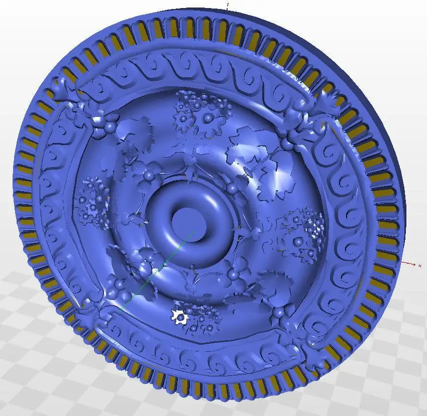 

model rosette_64 relief format 3d for cnc in STL file 3d