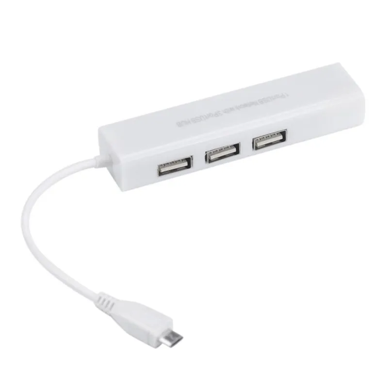 Mosunx 2017 D3 Новый Micro USB к сети LAN Ethernet RJ45 адаптер с 3 портами 2 0 концентратор |