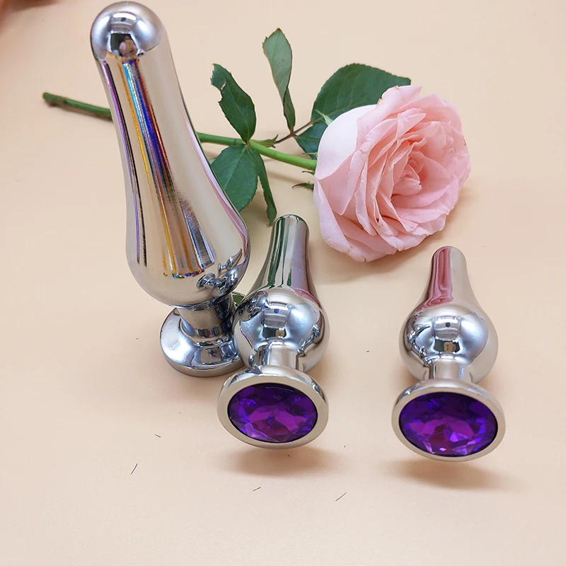 Большие Металлические анальные шарики Анальная пробка секс-игрушки с