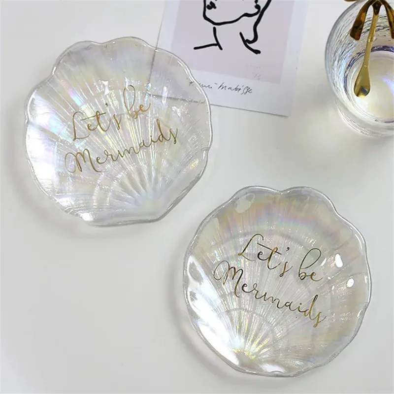 Фон для фотосъемок с Стекло фрукты творческий оболочки Форма тарелка закуски