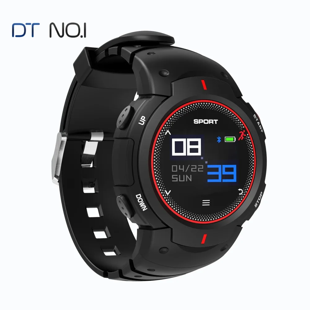 DTNO.1 F13 Смарт-часы ip68 водонепроницаемые спортивные часы для бега многоцветные ЖК