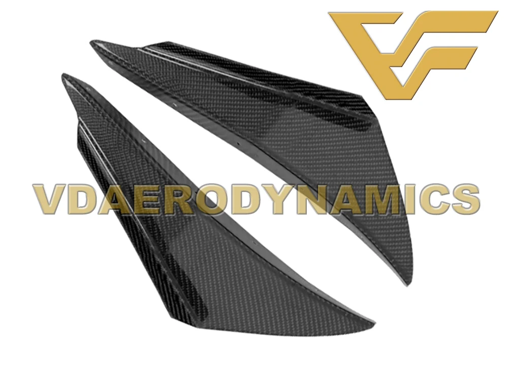 01-07 EVO7 EVO8 EVO9 передний бампер из углеродного волокна спойлер Canards Splitter-4 вида стилей