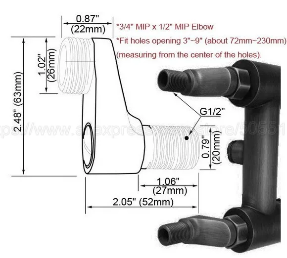 2 pcs black oil rubbed brass bathroom accessories claw foot bathtub faucet adjustable swing arms zba180 free global shipping