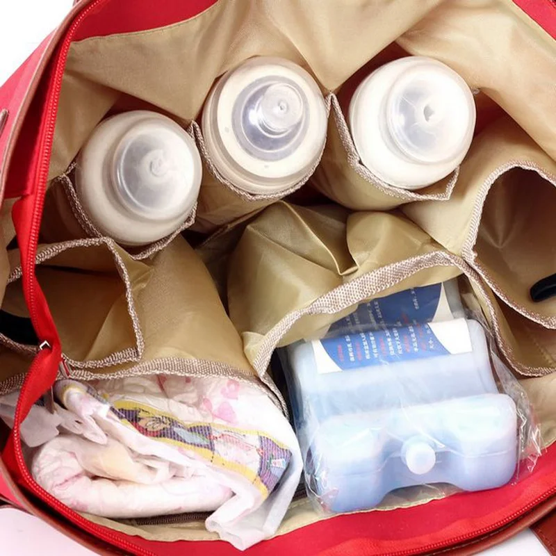 

Fashion V-COOOL Brown Multifunctional Nappy Bag Mother Shoulder Bags Handbags Baby Carriage Bag Babies, Free Shipping!