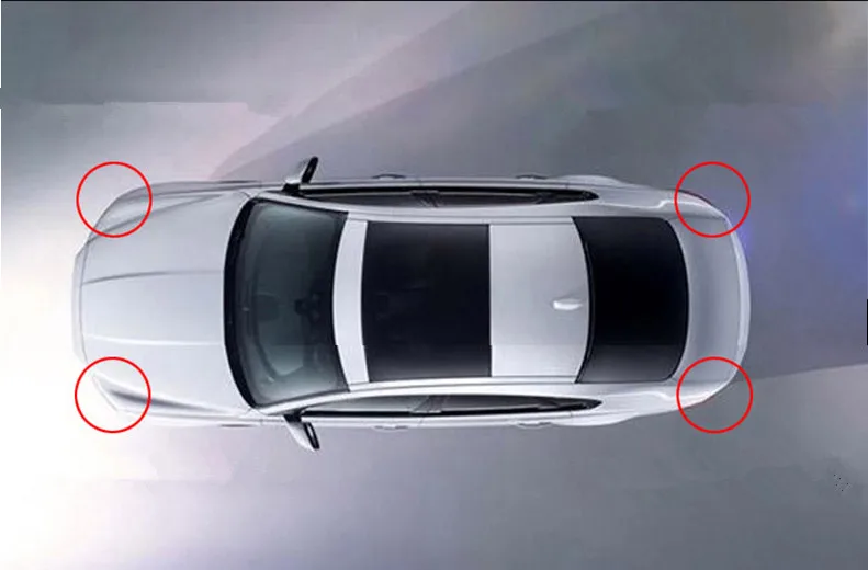4 шт. автомобиля предотвращения воздействия инструмент для Skoda йети Octavia Superb Fabia