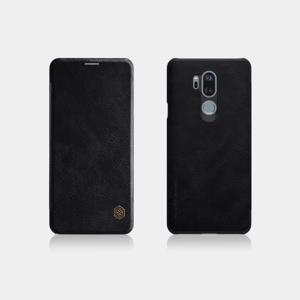 Чехол для LG G7 чехол thinq Nillkin QIN серия Роскошный кожаный Защита флип с функцией