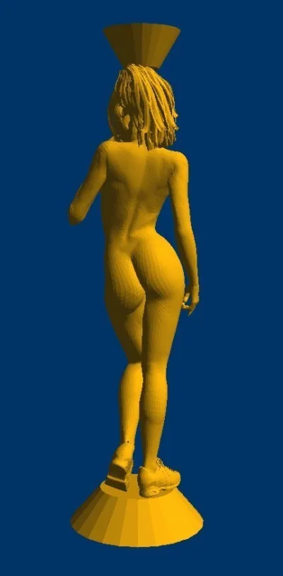 Новая 3D модель для cnc резной фигуры скульптурный станок в формате STL naked woman 3|3d model