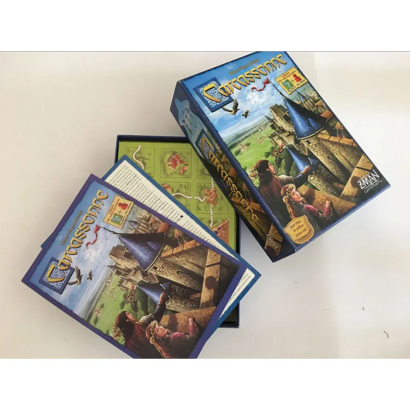 Настольная игра Carcassonne на английском языке 2 5 игроков для всей семьи|Карточные