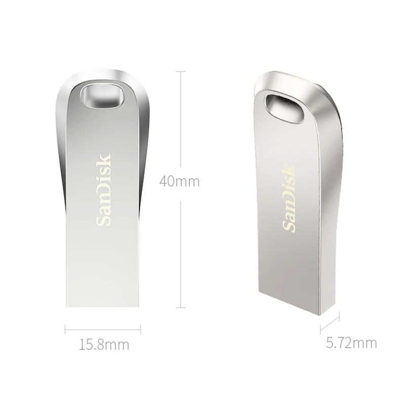 SanDisk высокоскоростной USB3.1 металлический флеш-накопитель с шифрованием 128GB 256GB150MB/s креативный Мини Ультратонкий автомобильный U диск CZ74