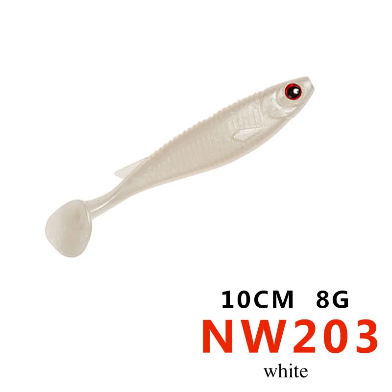 NW203 NOEBY Горячая 10 см Pesca искусственная Мягкая приманка силиконовая резина рыболовные снасти Grub искусственные рыболовные приманки S5485 - Цвет: NW203
