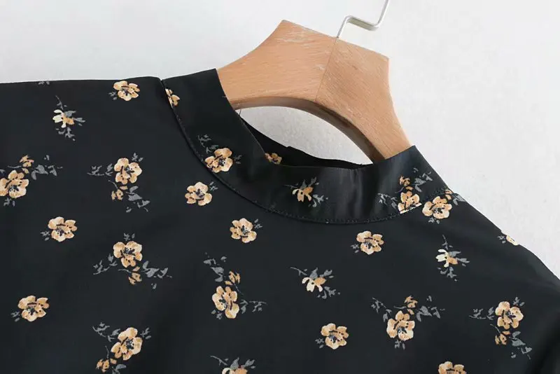 2019 для женщин в винтажном стиле с цветочным принтом vestidos повседнедневые