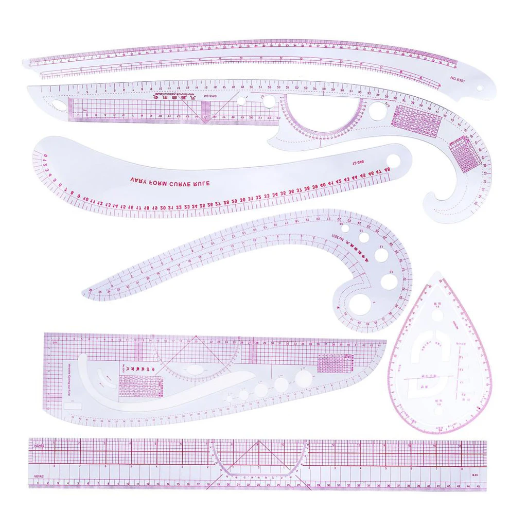 7 шт портной пошив разная форма французская кривая линейка Набор для DIY Одежда