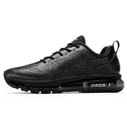 Black-1118D ONEMIX, мужские кроссовки для женщин, красивые, Zapatillas, спортивные кроссовки, черные, спортивные, с воздушной подушкой, уличные, для бега, ходьбы, кроссовки - Цвет: Black-1118D