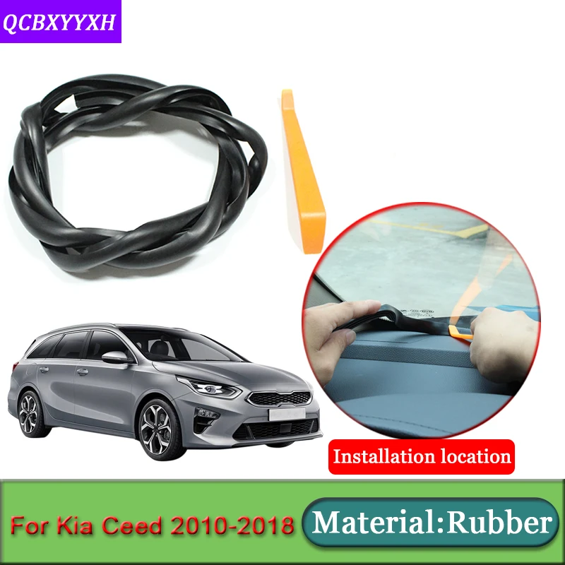 

Автомобильный Стайлинг для Kia Ceed Cee 'd 2010-2018 анти-звуконепроницаемые не пропускающие шума пылезащитные автомобильные приборные панели лобовое стекло уплотнительные полоски Автомобильные аксессуары