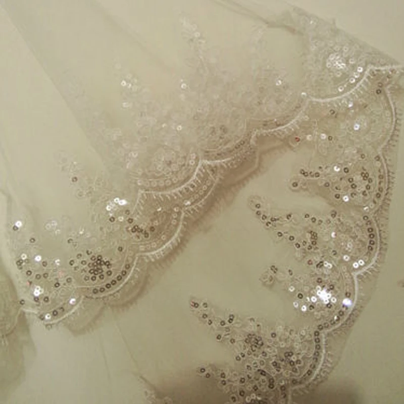 Фата свадебная двухслойная с гребнем и блестками 1 5 м|wedding veil|bridal veilshort bridal veil |