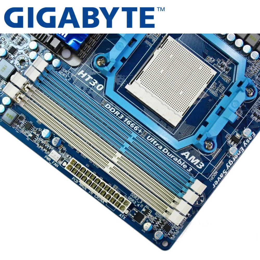 GIGABYTE GA MA770T UD3P настольная материнская плата 770 разъем AM3 для Phenom II Athlon Sempron 100 DDR3 16G ATX