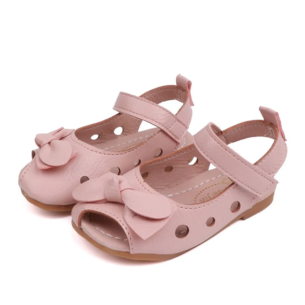 SAGACE/сандалии для девочек летняя пляжная обувь детская нескользящая с бантиком
