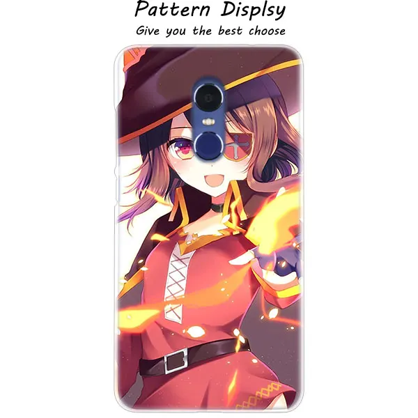 Модный прозрачный чехол MLLSE с аниме Konosuba Megumin для Xiaomi Play Rdemi S2 3S 4A 5A 5Plus 6A Pro Note 6 5A 4X4 7 - Цвет: 03