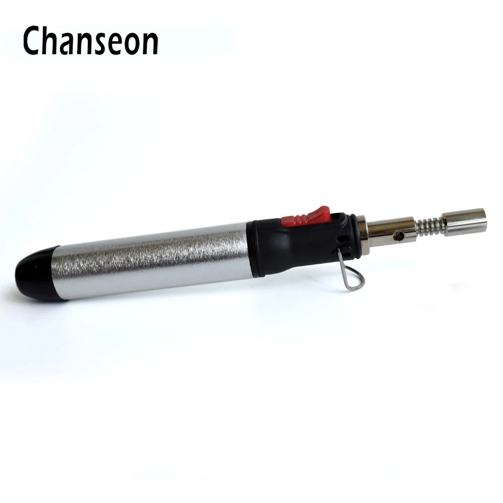 

12ml Gas Soldering Iron Pen Cordless Adjustable Thermostat Flame Butane Welding Torch Tool 1300 Degrees Hand Repair Heat Gun