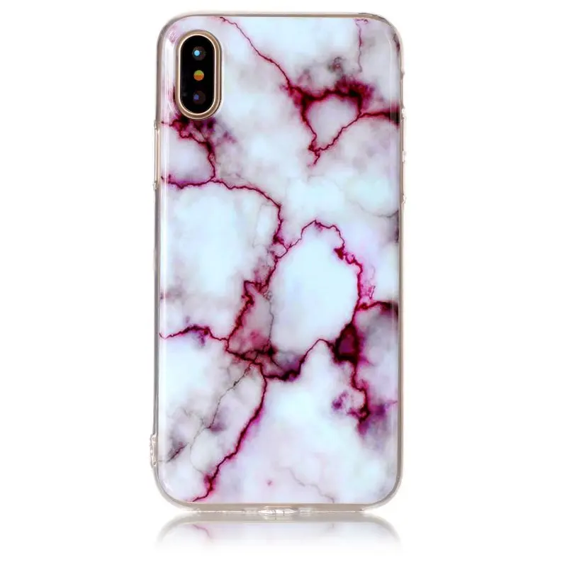 Phone Case for iPhone X Silicon Back Cover iPhoneX Soft Marble Granite Flower Mobile Cases Coque Apple iPhon Shell Gel |