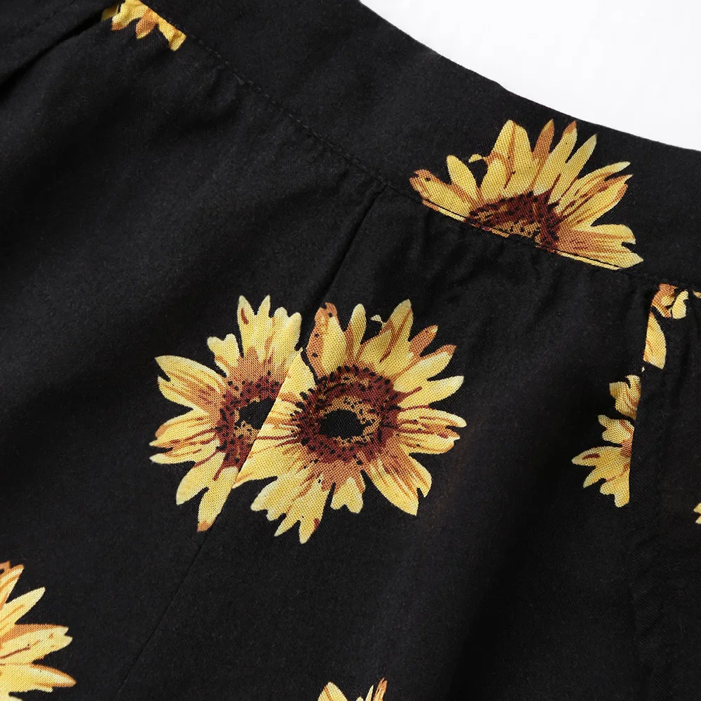 Повседневный комплект из двух предметов женские летние шорты с принтом