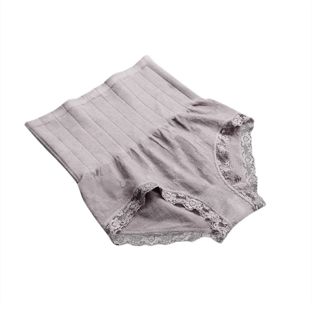 Женские трусы с высокой талией короткие трусики для коррекции фигуры пояс живота