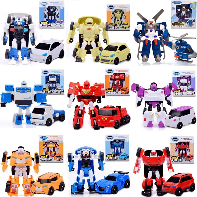 9 стилей, Tobot, 1 поколение, робот-машинки, игрушки для трансформации, мультфильм, деформация, аниме, Tobot, модель автомобиля, игрушки, подарок для детей